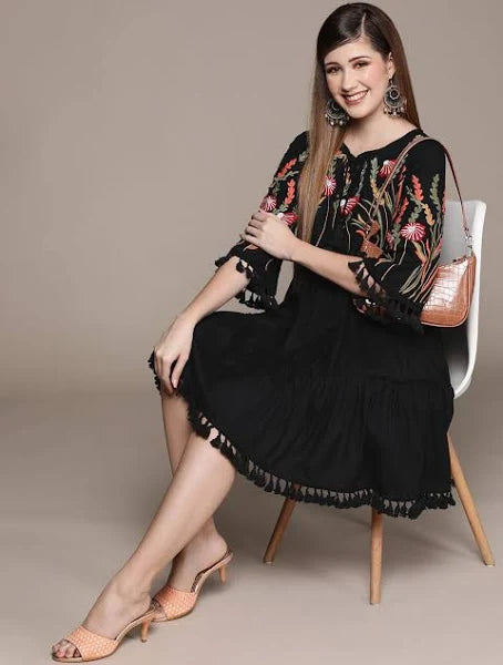 floral tunic top
